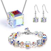 Valentine's Day a Little Romancesterlingsilver Bracelets For Women Made With Northern Lights Crystals Valentine's Day Gifts For Women Lightinthebox - thumbnail