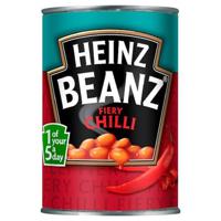 Heinz Beanz Fiery Chilli 390 Gm