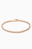 Box Chain Bracelet in 14kt Gold Plating - thumbnail