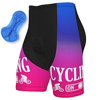 21Grams Men's Cycling Shorts Summer Spandex Polyester Bike Shorts Pants Padded Shorts  Chamois 3D Pad Quick Dry Moisture Wicking Sports Gradient Rose Red Mountain Bike MTB Road Bike Cycling Clothing Lightinthebox - thumbnail