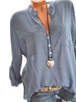 Polka Dot Print Women Blouses