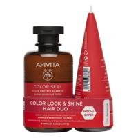 Apivita Color Lock and Shine Hair Duo Shampoo + Conditioner