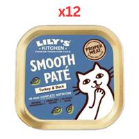 Lily's Kitchen Turkey & Duck Pate Wet Cat Food 85G (Pack of 12)