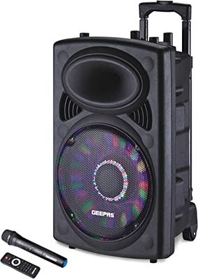 Geepas Rechargeable Trolley Speaker, GMS8519