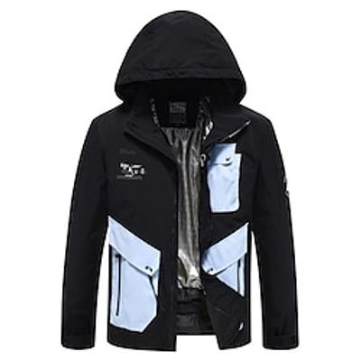 Men's Women's Ski Jacket Outdoor Winter Thermal Warm Windproof Breathable Hooded Windbreaker Winter Jacket for Skiing Camping  Hiking Snowboarding Ski Lightinthebox