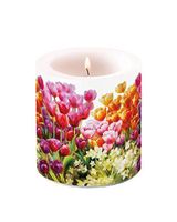 Ambiente Tulips Candle Unscented Small - thumbnail