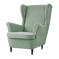 Stretch Wingback Chair Cover Wing Chair Slipcovers With Seat Cushion Cover,Spandex Jacquard Wingback Armchair Covers for Ikea Strandmon Chair Lightinthebox