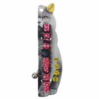 Swooosh The Polka Nylon Safe Cat Collar - Pink