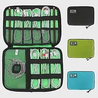 Digital Storage Bag Data Cable Organizer For Earphone Wire Bag Pen Power Bank Travel Kit Case Pouch Electronics Accessories 1PC miniinthebox
