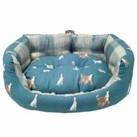 Danish Design Laura Ashley Park Dogs Deluxe Slumber Dog Bed - 45Cm