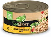 Unmeat Fish Free Tuna Style Flakes In Oil 180Gm Pack Of 12 (UAE Delivery Only)