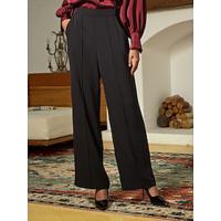 Straight Full Length Casual Pants