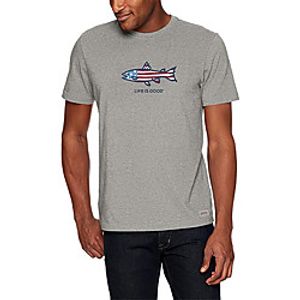 Men's Unisex Tees T shirt Hot Stamping Graphic Prints Fish Animal Plus Size Print Short Sleeve Casual Tops 100% Cotton Basic Designer Big and Tall Gray miniinthebox