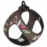 Curli Vest Harness With Curli Clasp Air Mesh For Dogs - Camo-Medium