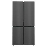 Siemens iQ300 French Door Bottom Freezer Multi Door 183 x 90.5 cm Brushed Black Steel Anti Fingerprint (KF96NAXEAG)