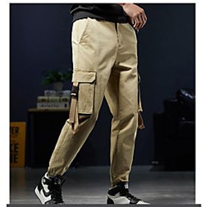 Men's Cargo Pants Pants Solid Color ArmyGreen Black Khaki Lightinthebox