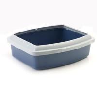 Savic Oval-Shaped Cat Litter Tray With Rim Jumbo