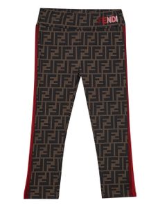 Fendi Kids  Leggings - Brown