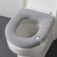 3PCS Thick Plush Toilet Seat Cushion For Warmth And Toilet Seat Ring Cushion miniinthebox