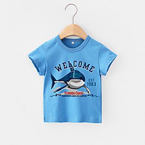 [12m-7y]boys cartoon print short sleeve t-shirt Lightinthebox