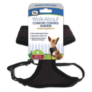 Four Paws Comfort Control Pet Harness - Black (Small 12/CS)