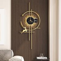 LED Wall light Clock Design Decorative Iron Metal Hanging Wall Art Clock for Home  Decor Living RoomBedroomDining HallOfficeCafesHotels 110-240V Lightinthebox - thumbnail