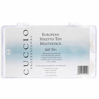 Cuccio Pro European Stiletto Tips Masterpack 360pcs Acrylic Nails