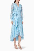 Yaswendy Mesh Wrap Dress - thumbnail