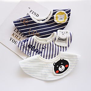 Baby's Ins Nordic Style Cotton Baby Bib 360 Rotatable Baby Saliva Towel 0-1-2 Years Old Wild Bib Lapel Lightinthebox
