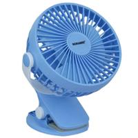 Sonashi 5inch 2 In 1 Desk & Clip Fan With 360°D Rotating Function Blue-White