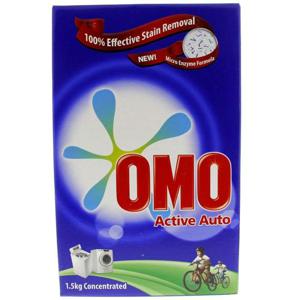 Omo Active Auto Concentrated Detergent Powder 1.5kg