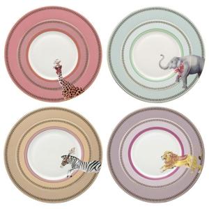 Yvonne Ellen Animal Dinner Plates 26.5Cm - Animals (Set of 4)