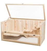 Trixie Wood Rodent Home For Small Pets Brown 100X50X50CM