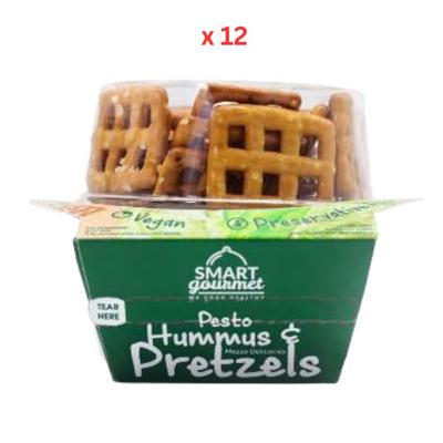 Smart Gourmet Pesto Hummus and Pretzels 12X140G