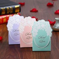 25Pcs/Lot Sweet Love Wedding Candy Box Gift Boxes