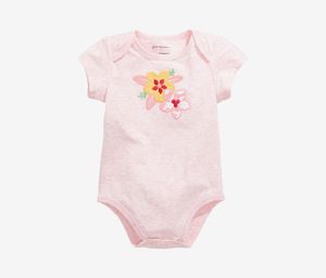 Baby Girls Hibiscus Graphic Bodysuit  Pinkest Heather