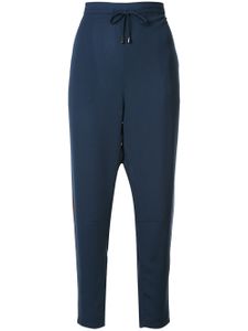 Mads Nørgaard drawstring tapered trousers - Blue