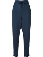 Mads Nørgaard drawstring tapered trousers - Blue - thumbnail