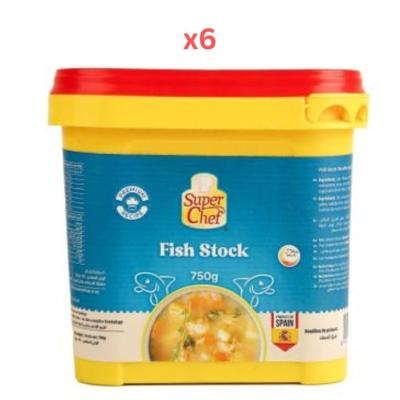 Super Chef Fish Stock 750Gm (Pack Of 6)