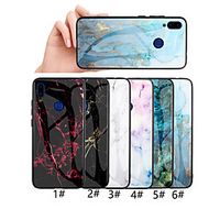 Phone Case For Xiaomi Back Cover Xiaomi Redmi Note 6 Redmi 6 Redmi Note 7 Redmi Note 6 Pro Pattern Marble Hard Tempered Glass miniinthebox - thumbnail