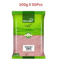 Nellara Black Salt Powder 100Gm (Pack of 50)