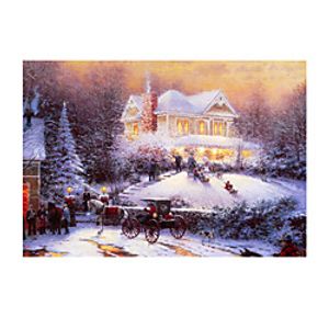 Wall Art Poster Prints Painting Artwork Picture HD Self Adhere Christmas Gift  Classic Architecture Landscape Waterproof Home Decoration Dcor Rolled Poster No Frame Unframed Unstretched Lightinthebox