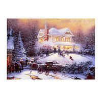 Wall Art Poster Prints Painting Artwork Picture HD Self Adhere Christmas Gift  Classic Architecture Landscape Waterproof Home Decoration Dcor Rolled Poster No Frame Unframed Unstretched Lightinthebox - thumbnail