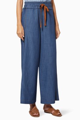 Wide Leg Pants in Tencel Modal Wide Leg Pants in Tencel Modal