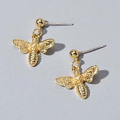 Women's Drop Earrings Dangle Earrings Bee Sweet Earrings Jewelry Gold For Date Festival miniinthebox