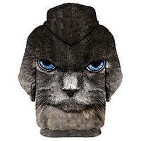 Men's Unisex Pullover Hoodie Sweatshirt Graphic Pocket Hooded Casual Daily Holiday 3D Print Sportswear Eye Of The Kitty Hoodies Sweatshirts  Long Sleeve Lightinthebox - thumbnail