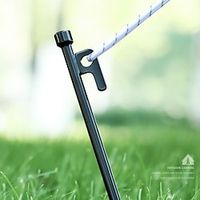 Outdoor Tent Ground Nails Sky Curtains Camping Nails Black Carbon Steel Snow Lawn Camping Steel Nails Tough 20cm-30cm Nails Lightinthebox - thumbnail
