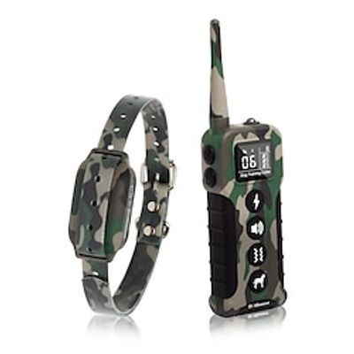 Dog Shock Collar with Remote for Medium Large Dogs 3300 Ft Dog Training E Collar Type 9 Tone Level 9 Vibration Level 16 Shock Training Collar Adjustable 8-23 Inches Collar Lightinthebox