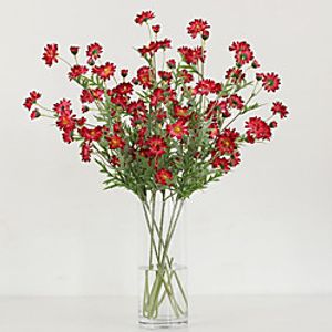Simulate Lilac Chrysanthemum Small Daisy Wild Chrysanthemum Single Branch Small Fresh Desktop Decoration 1pc miniinthebox
