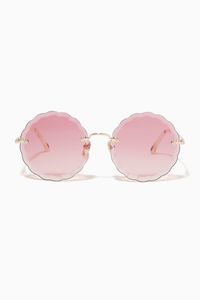 Rosie Round Sunglasses in Metal